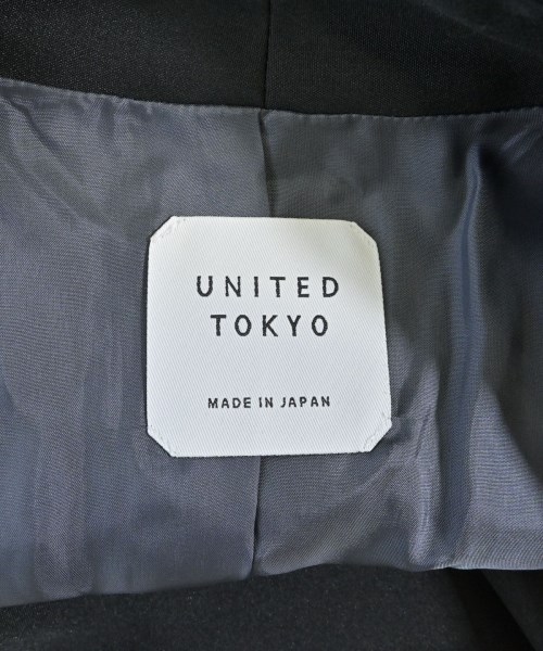 UNITED TOKYO（ユナイテッドトウキョウ）ノーカラージャケット 黒 サイズ:F レディース/2200662664017
