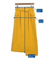 UNITED TOKYO（ユナイテッドトウキョウ）ロング・マキシ丈スカート 黄 サイズ:2(M位) レディース/2200662664031