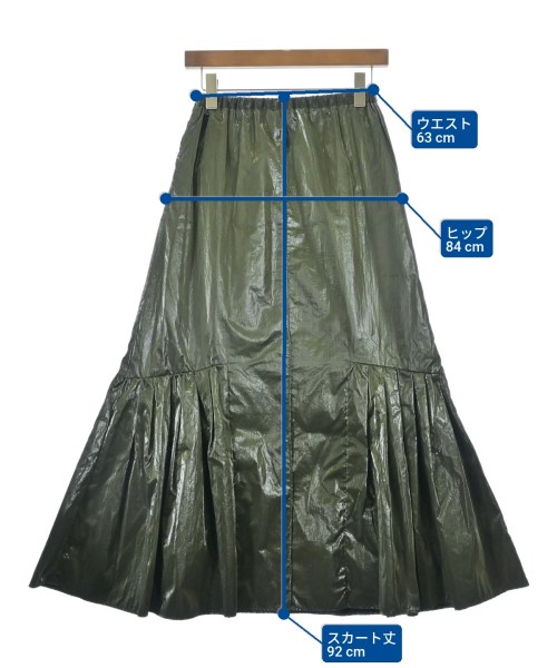 UNITED TOKYO（ユナイテッドトウキョウ）ロング・マキシ丈スカート 緑 サイズ:F レディース/2200665383045