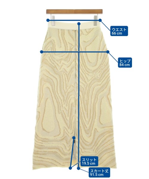 UNITED TOKYO（ユナイテッドトウキョウ）ロング・マキシ丈スカート ベージュ サイズ:F レディース/2200668636049