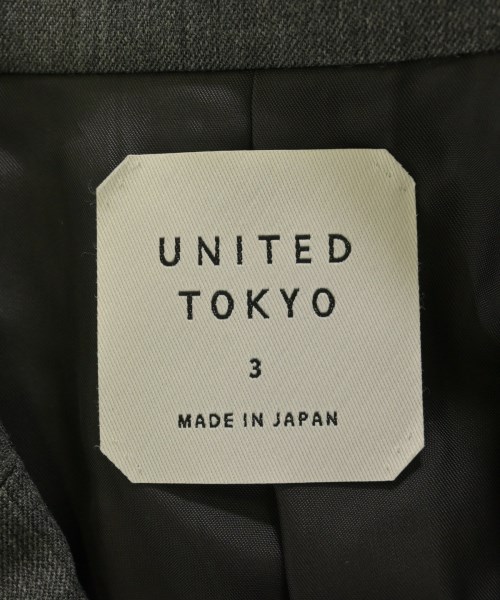 UNITED TOKYO（ユナイテッドトウキョウ）テーラードジャケット グレー サイズ:3(L位) メンズ/2200736011037