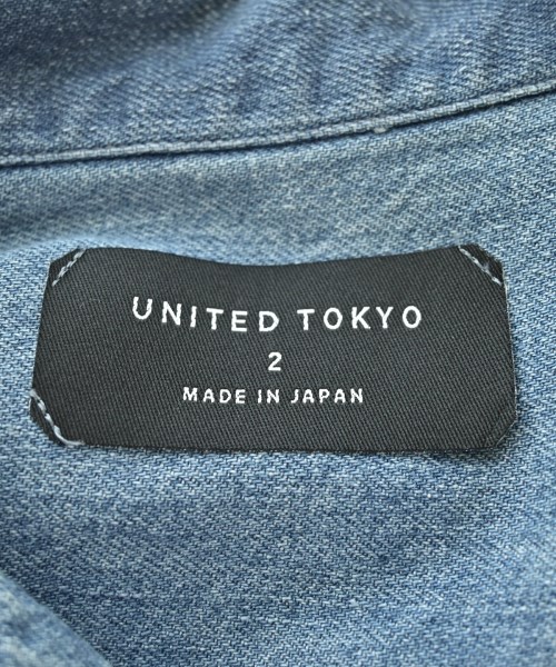 UNITED TOKYO（ユナイテッドトウキョウ）カジュアルシャツ 青 サイズ:2(M位) メンズ/2200720884111