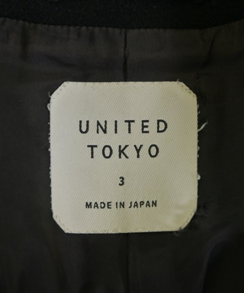 UNITED TOKYO（ユナイテッドトウキョウ）チェスターコート 黒 サイズ:3(L位) メンズ/2200726069017