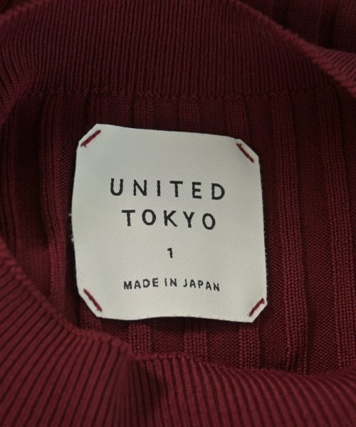 UNITED TOKYO（ユナイテッドトウキョウ）ニット・セーター 赤 サイズ:1(S位) レディース/2200726104169