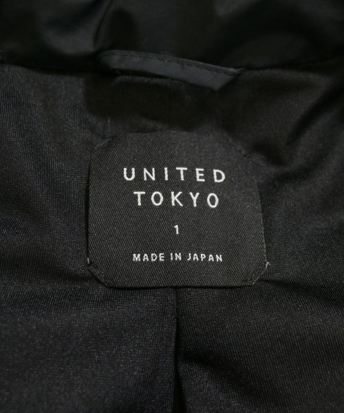 UNITED TOKYO（ユナイテッドトウキョウ）ダウンジャケット/ダウンベスト 黒 サイズ:1(S位) メンズ/2200722712016