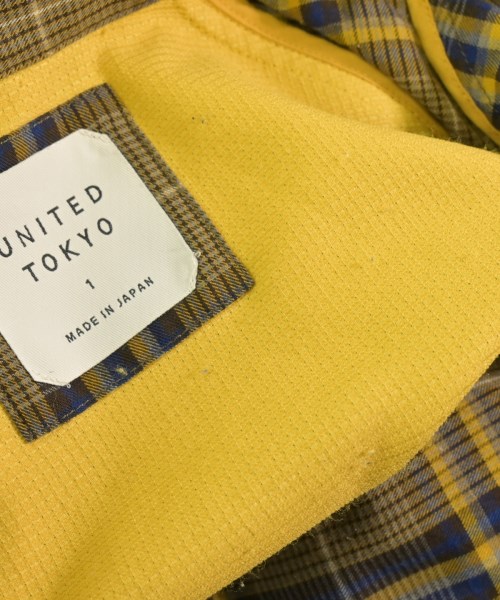 UNITED TOKYO（ユナイテッドトウキョウ）カジュアルシャツ 茶 サイズ:1(S位) レディース/2200711431089