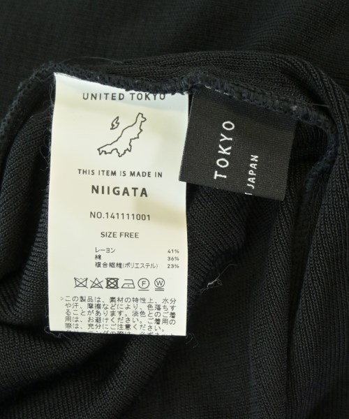 UNITED TOKYO（ユナイテッドトウキョウ）ワンピース 黒 サイズ:F レディース/2200684302119