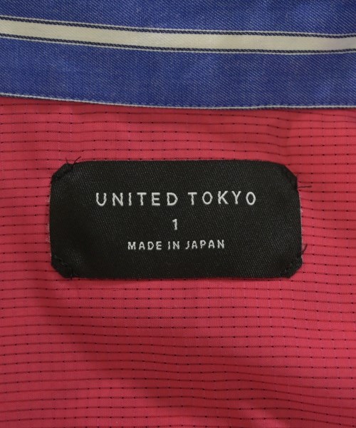 UNITED TOKYO（ユナイテッドトウキョウ）カジュアルシャツ 青 サイズ:1(S位) メンズ/2200682516099