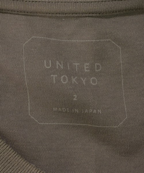 UNITED TOKYO（ユナイテッドトウキョウ）Tシャツ・カットソー カーキ サイズ:2(M位) レディース/2200679498049