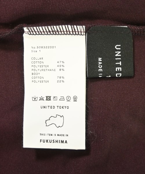 UNITED TOKYO（ユナイテッドトウキョウ）ノースリーブ 赤 サイズ:1(S位) レディース/2200685459089