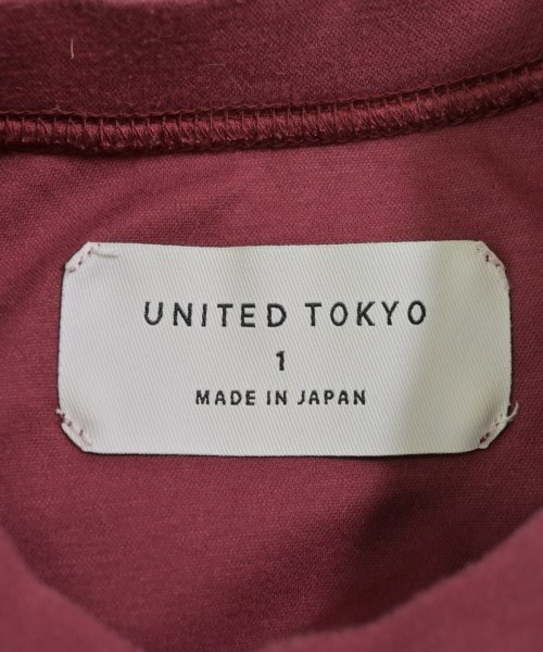 UNITED TOKYO（ユナイテッドトウキョウ）Tシャツ・カットソー 赤 サイズ:1(S位) レディース/2200693300021