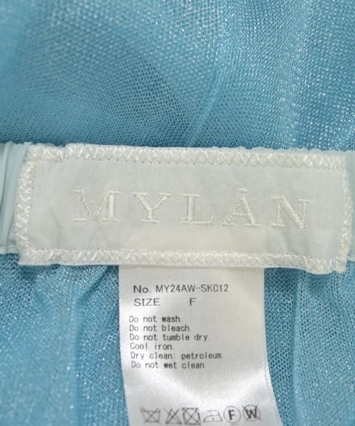 MYLAN（マイラン）ロング・マキシ丈スカート 青 サイズ:F レディース/2200717681730