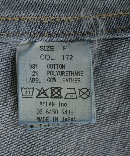 MYLAN（マイラン）デニムジャケット 青 サイズ:F レディース/2200667050075