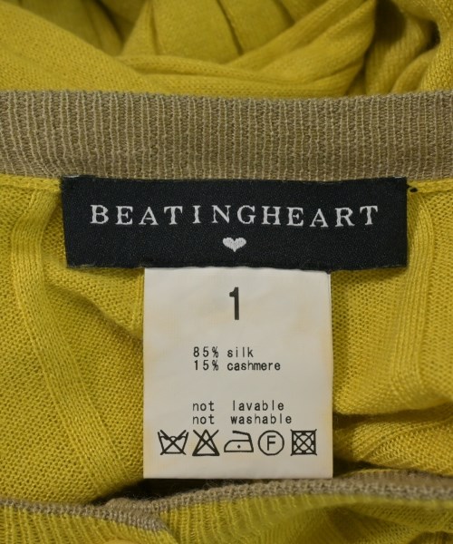 BEATING HEART（ビーティングハート）カーディガン 黄 サイズ:1(S位) レディース/2200627449031