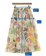 BEATING HEART（ビーティングハート）ロング・マキシ丈スカート 白 サイズ:0(XS位) レディース/2200627449055