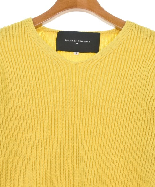 BEATING HEART（ビーティングハート）ニット・セーター 黄 サイズ:1(S位) レディース/2200598287076