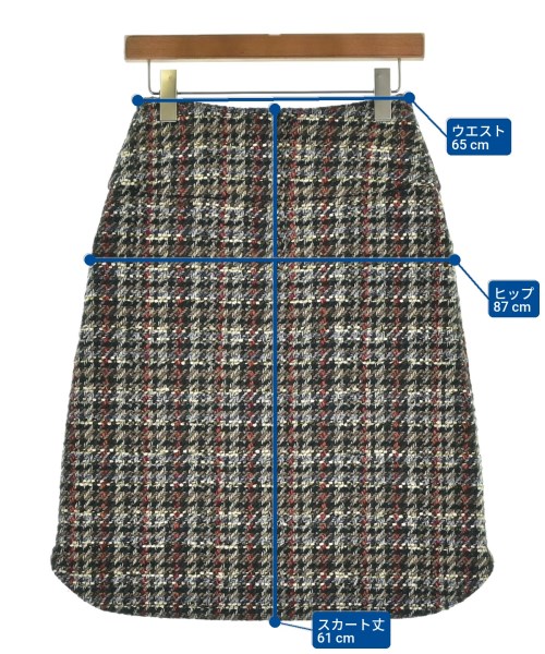 BEATING HEART（ビーティングハート）ひざ丈スカート その他（柄物・カラフル） サイズ:0(S位) レディース/2200617076025