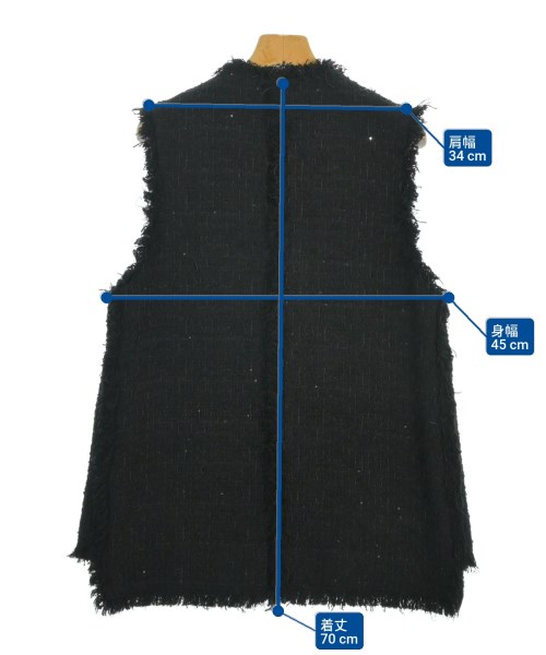 BEATING HEART（ビーティングハート）ベスト 黒 サイズ:1(S位) レディース/2200671710033