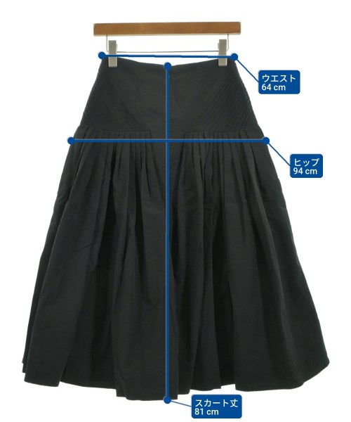 RBS（アールビーエス）ロング・マキシ丈スカート 黒 サイズ:0(XS位) レディース/2200636519046