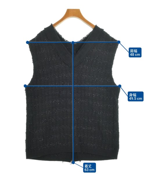 Mystrada（マイストラーダ）ベスト 黒 サイズ:38(M位) レディース/2200637020022