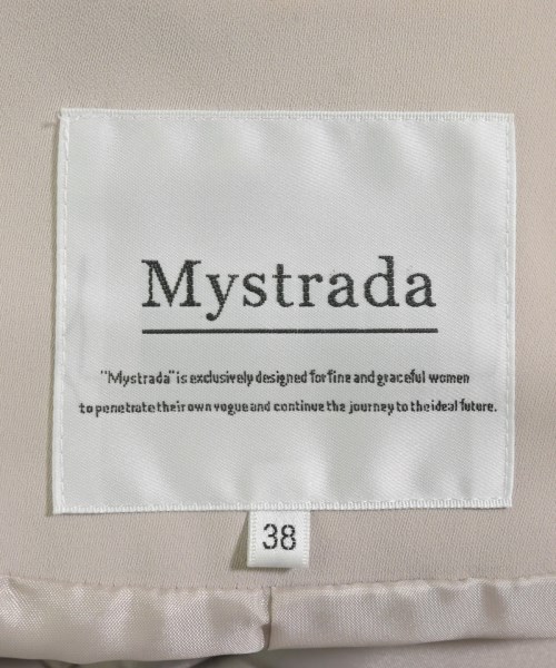 Mystrada（マイストラーダ）ノーカラージャケット ベージュ サイズ:38(M位) レディース/2200629075320