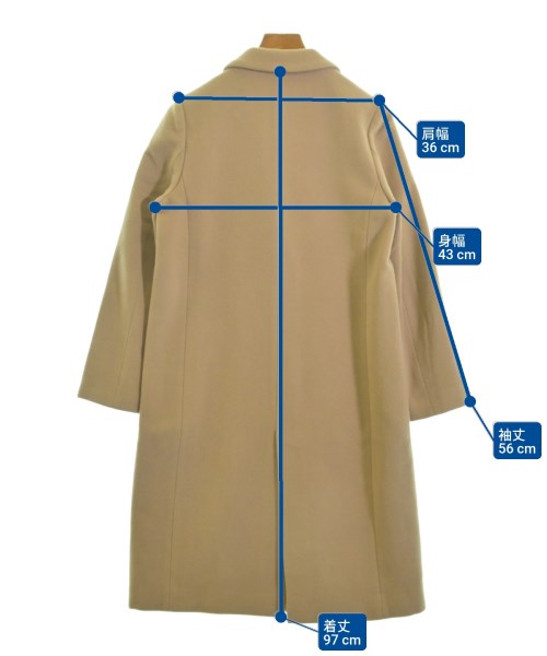 Mystrada（マイストラーダ）チェスターコート ベージュ サイズ:38(M位) レディース/2200629075375