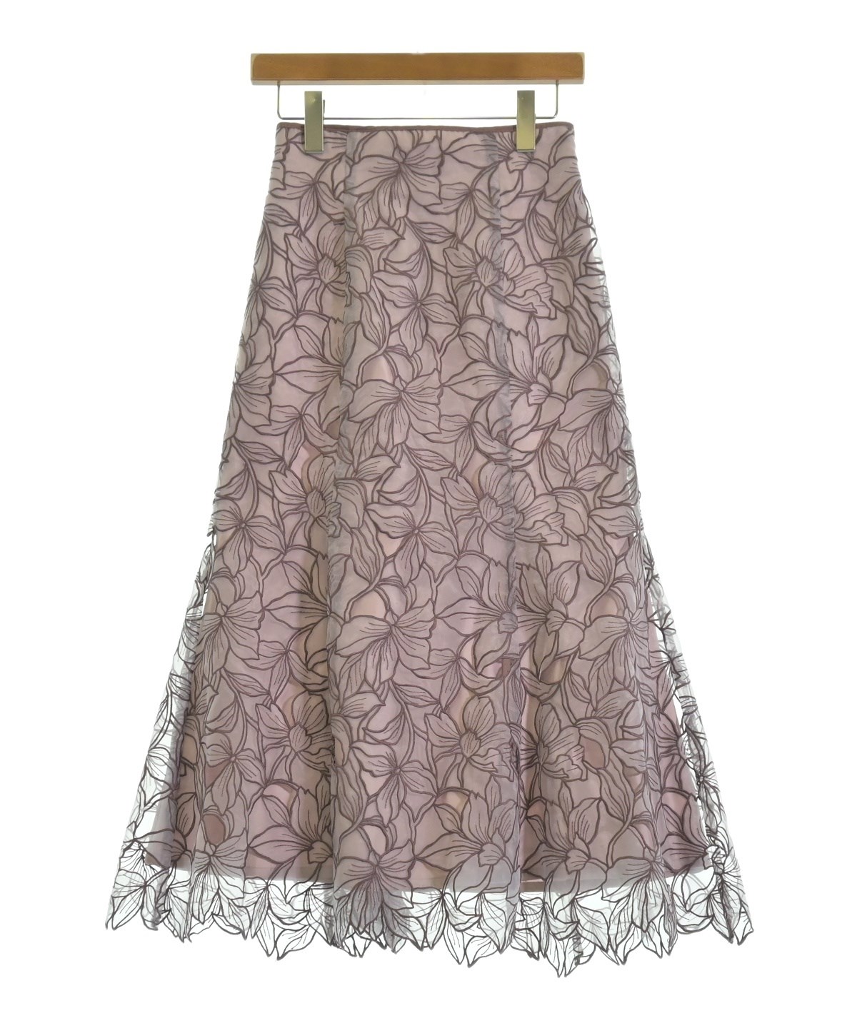 【専用】マイストラーダ♡美品　ネリネモールスカート　ベージュ　サイズ38 専用】マイストラーダ♡美品 ネリネモールスカート ベージュ