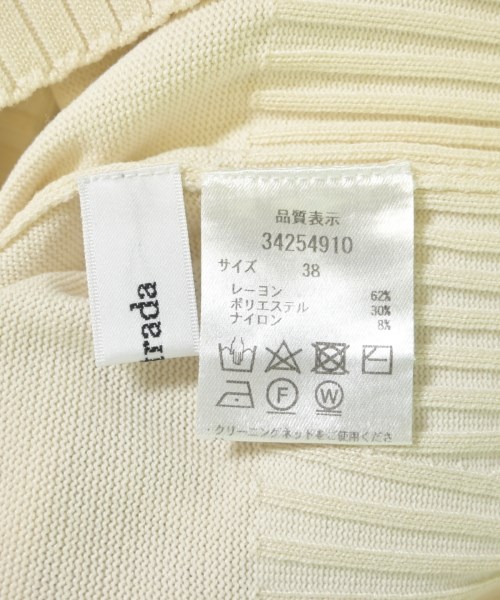 Mystrada（マイストラーダ）ニット・セーター 白 サイズ:38(M位) レディース/2200616503034