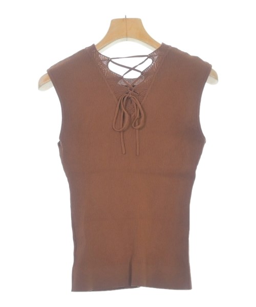 Mystrada（マイストラーダ）ニット・セーター 茶 サイズ:38(M位) レディース/2200618668038