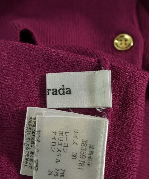 Mystrada（マイストラーダ）カーディガン 赤 サイズ:38(M位) レディース/2200622051031