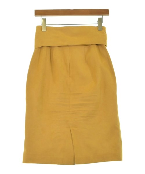 Mystrada（マイストラーダ）ひざ丈スカート 黄 サイズ:38(M位) レディース/2200624809012