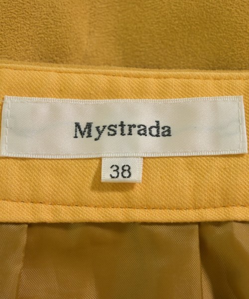Mystrada（マイストラーダ）ひざ丈スカート 黄 サイズ:38(M位) レディース/2200624809012