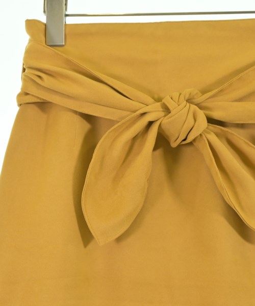 Mystrada（マイストラーダ）ひざ丈スカート 黄 サイズ:38(M位) レディース/2200624809012