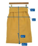 Mystrada（マイストラーダ）ひざ丈スカート 黄 サイズ:38(M位) レディース/2200624809012