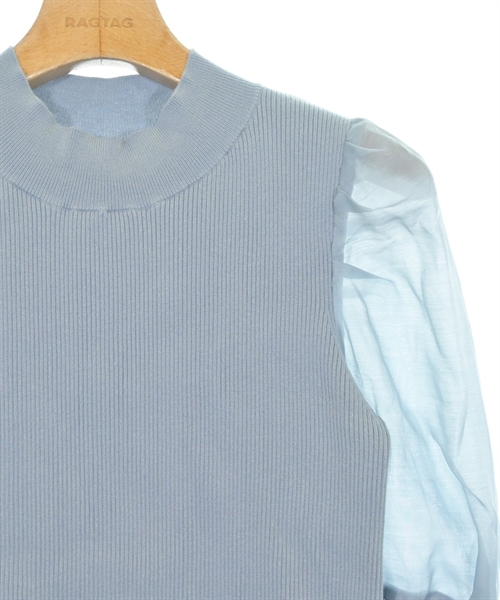 Mystrada（マイストラーダ）ニット・セーター 青 サイズ:38(M位) レディース/2200628293022