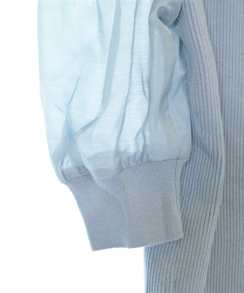 Mystrada（マイストラーダ）ニット・セーター 青 サイズ:38(M位) レディース/2200628293022