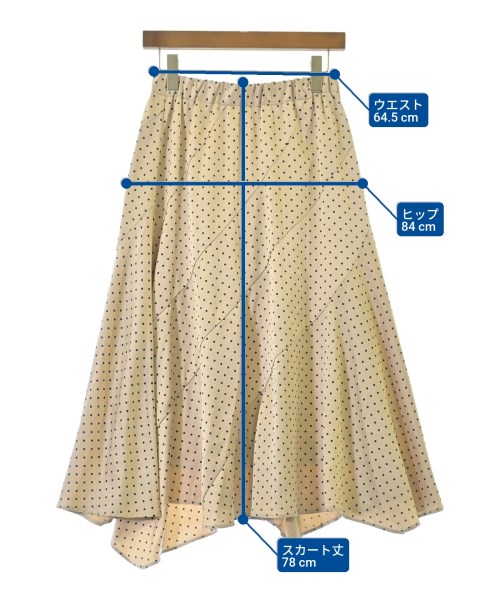 Mystrada（マイストラーダ）ロング・マキシ丈スカート ベージュ サイズ:36(S位) レディース/2200615589046