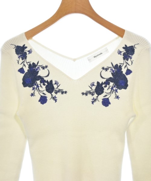 Mystrada（マイストラーダ）ニット・セーター 白 サイズ:38(M位) レディース/2200631478041