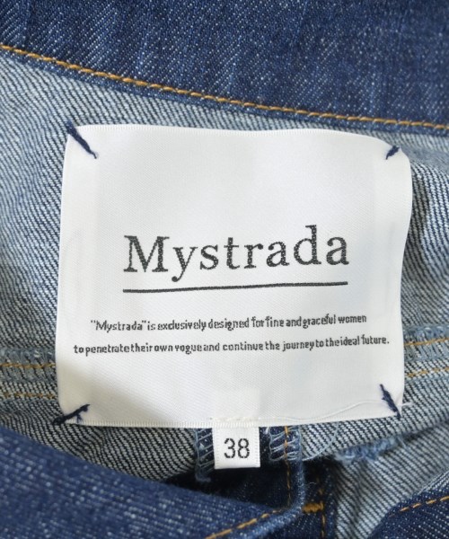 Mystrada（マイストラーダ）デニムジャケット 紺 サイズ:38(M位) レディース/2200607406023