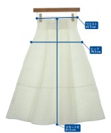 Mystrada（マイストラーダ）ロング・マキシ丈スカート 白 サイズ:34(XS位) レディース/2200619741068
