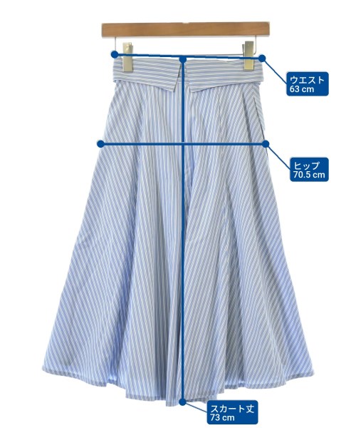 Mystrada（マイストラーダ）ロング・マキシ丈スカート 青 サイズ:34(XS位) レディース/2200620564038