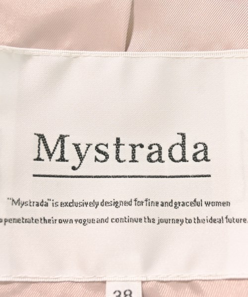 Mystrada（マイストラーダ）チェスターコート ピンク サイズ:38(M位) レディース/2200600309024