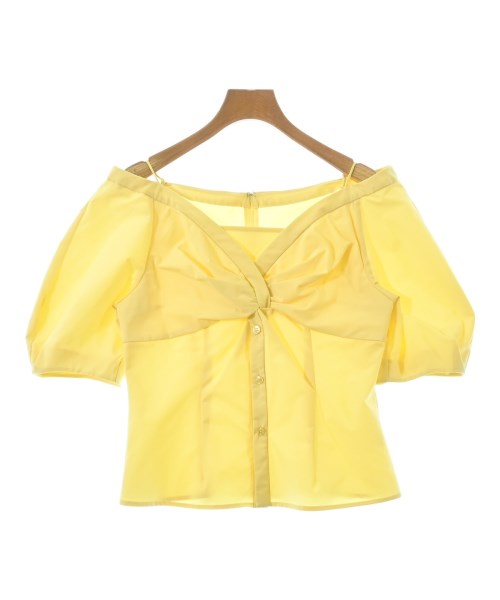 Mystrada(マイストラーダ)ブラウス 黄 サイズ:36(S位)/2200673755056