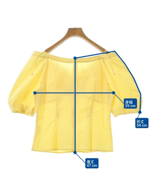 Mystrada（マイストラーダ）ブラウス 黄 サイズ:36(S位) レディース/2200673755056