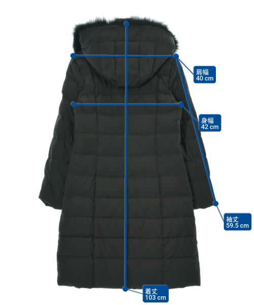 Mystrada（マイストラーダ）ダウンコート 黒 サイズ:36(S位) レディース/2200668957021