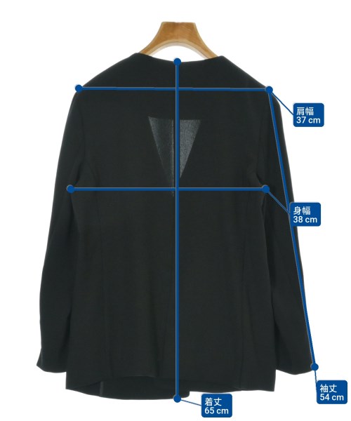 Mystrada（マイストラーダ）ジャケット 黒 サイズ:36(S位) レディース/2200668957069