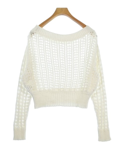Mystrada（マイストラーダ）ニット・セーター 白 サイズ:38(M位) レディース/2200666485045
