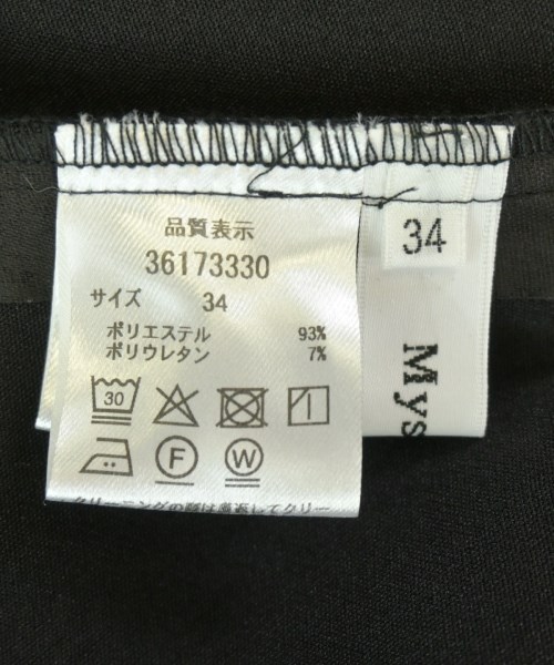 Mystrada（マイストラーダ）クロップドパンツ 黒 サイズ:34(XS位) レディース/2200692669037