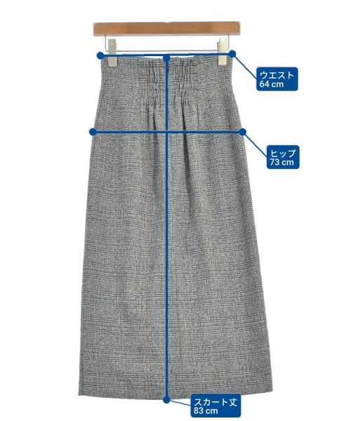 Mystrada（マイストラーダ）ロング・マキシ丈スカート グレー サイズ:34(XS位) レディース/2200645889178