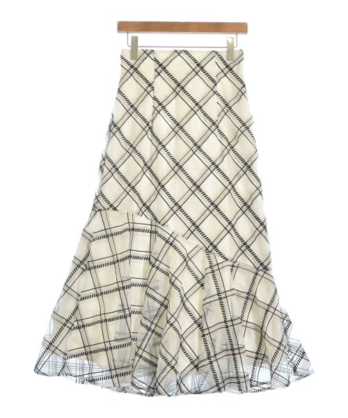 Mystrada(マイストラーダ)ロング・マキシ丈スカート 白 サイズ:38(M位)/2200652438130